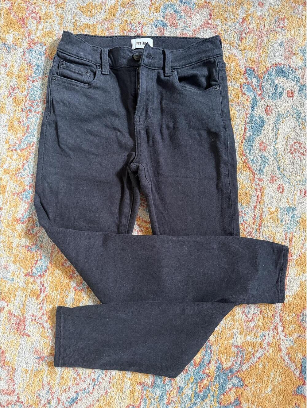 Excellent Pistola Stretch Black High-rise Jeans